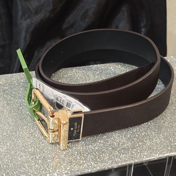 Kate Spade New York Reversible Logo Plate Belt main image 6